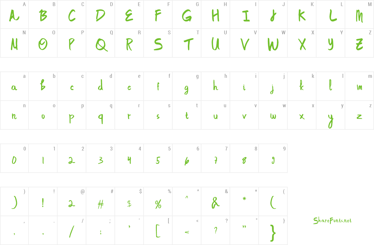 Font Navila Mandres preview